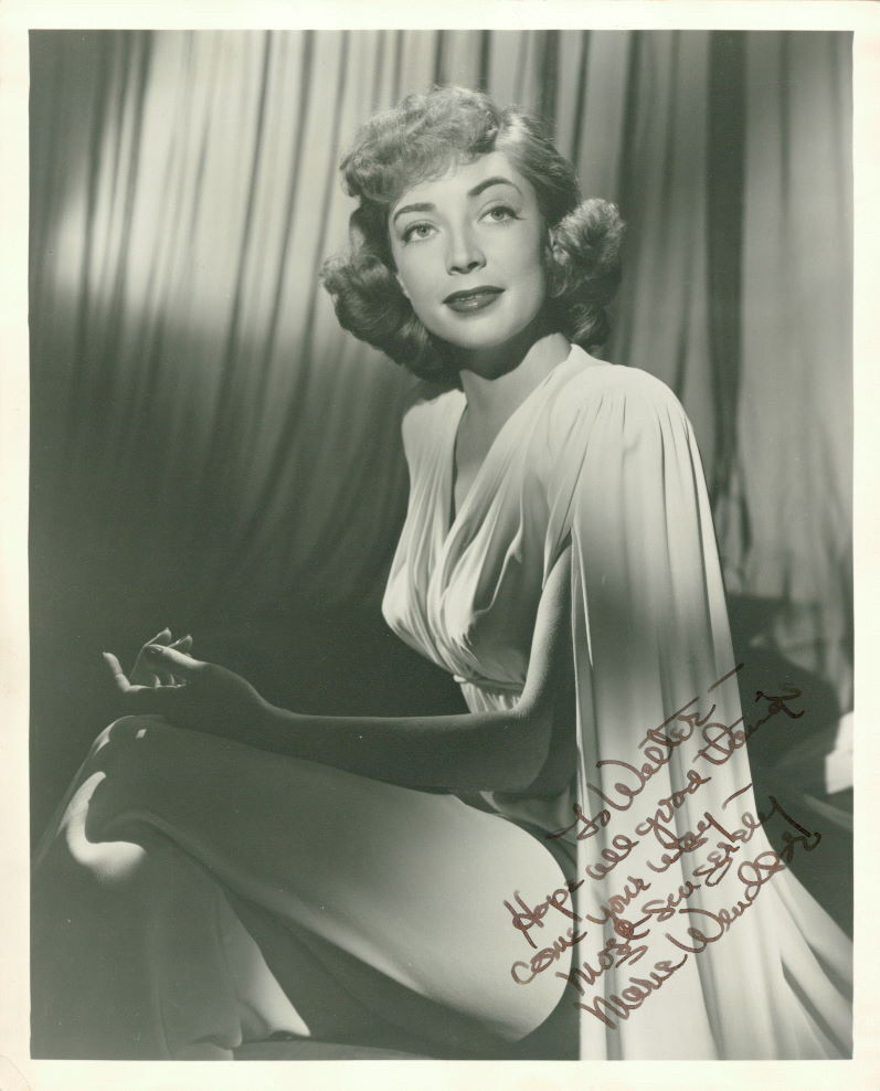 Marie Windsor (Vintage, Inscribed) signed Photo Poster painting COA