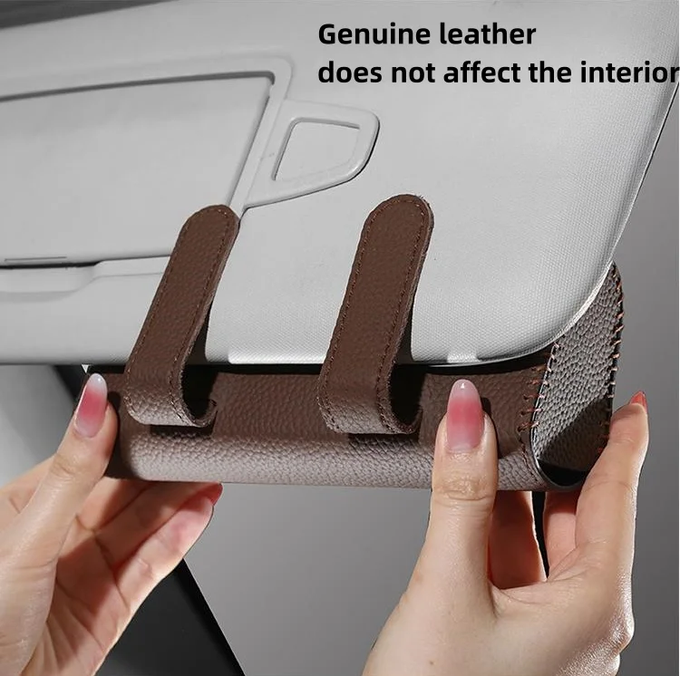New Suede Car Multifunctional Glasses Case