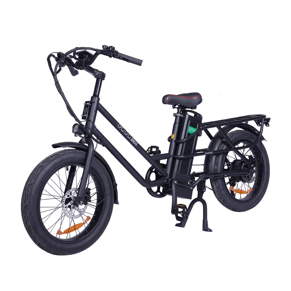 GOGOBEST GF200 Electric Delivery Bike 500W  Motor 48V 15.6AH  Battery 45KM/H  Max Speed 