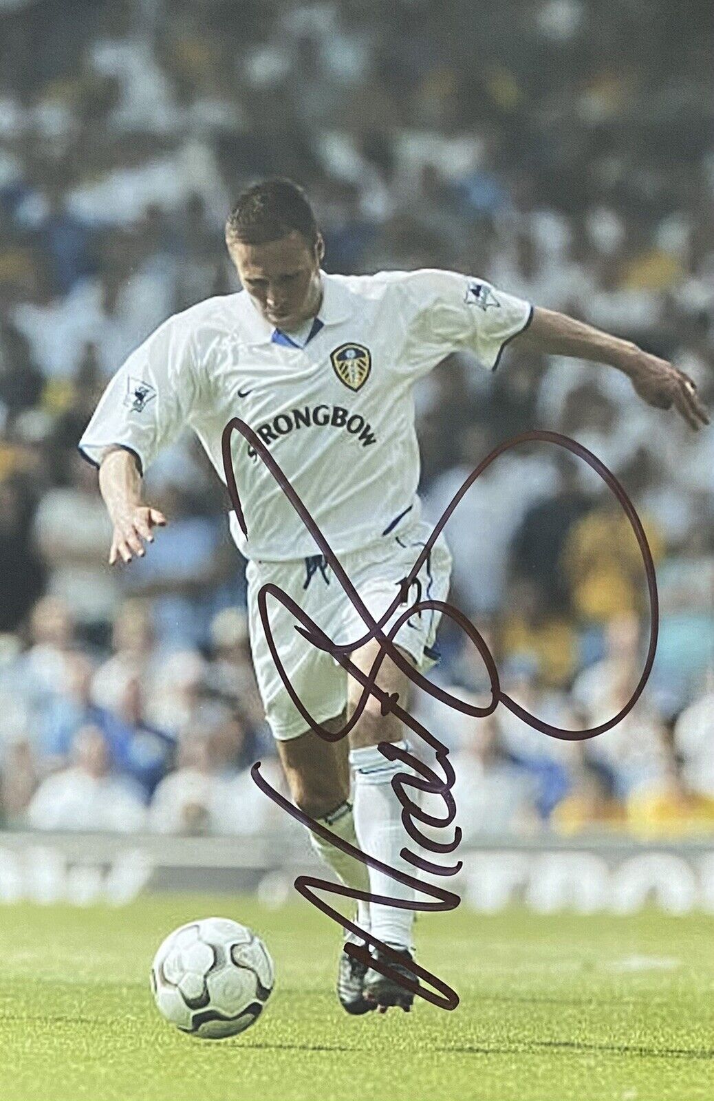 Nick Barmby Genuine Hand Signed Leeds United 6X4 Photo Poster painting 2