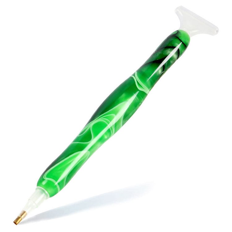 DIY Point Drill Pen for Diamond Painting Color Tools Accessories (Green)