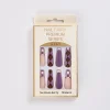Stylish Patterns Long Ballet Wearing Nails 12pcs