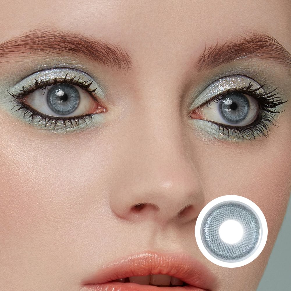 NEBULALENS Lychee Blue Ocean Yearly Prescription Colored Contact Lenses NEBULALENS