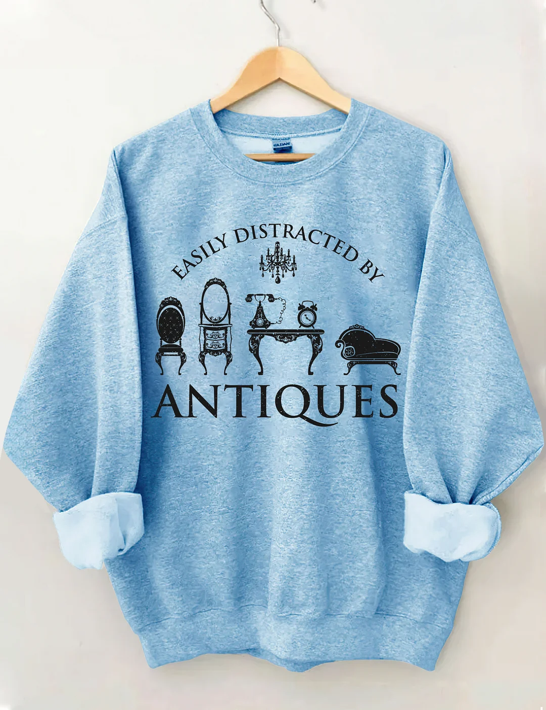 Easily Distracted By Antiques Sweatshirt