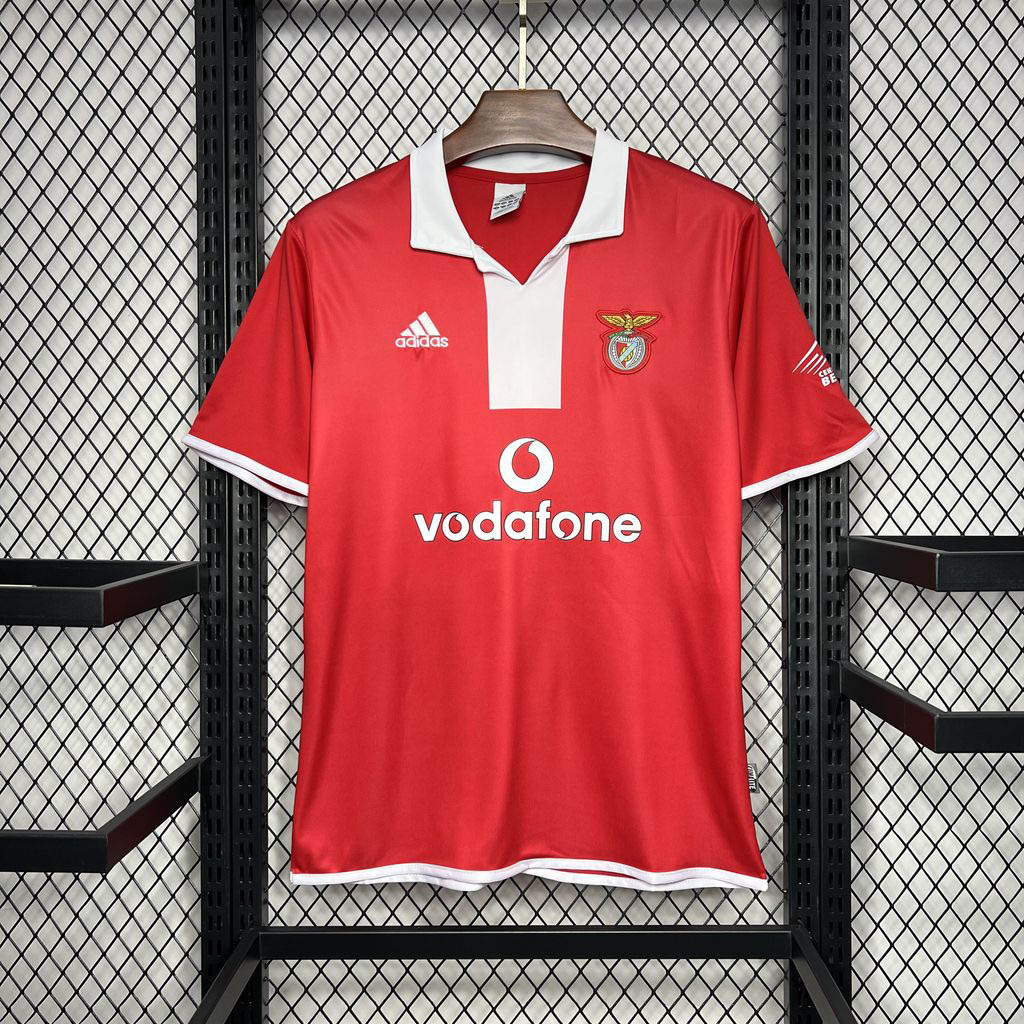 2004-2005 Retro SL Benfica Home Football Shirt 1:1 Thai Quality- Maxi Kit
