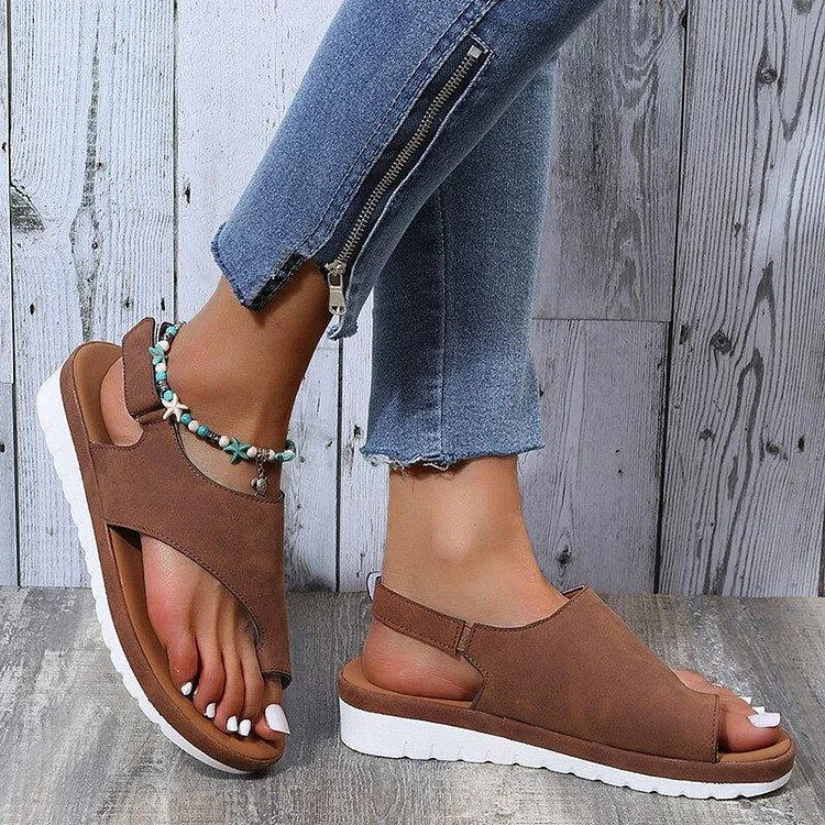 Bunion Corrector Sandals with Back Strap Radinnoo.com