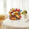 2D Flat Print Autumn Mailbox DIY Table Top Diamond Painting Ornament Kits