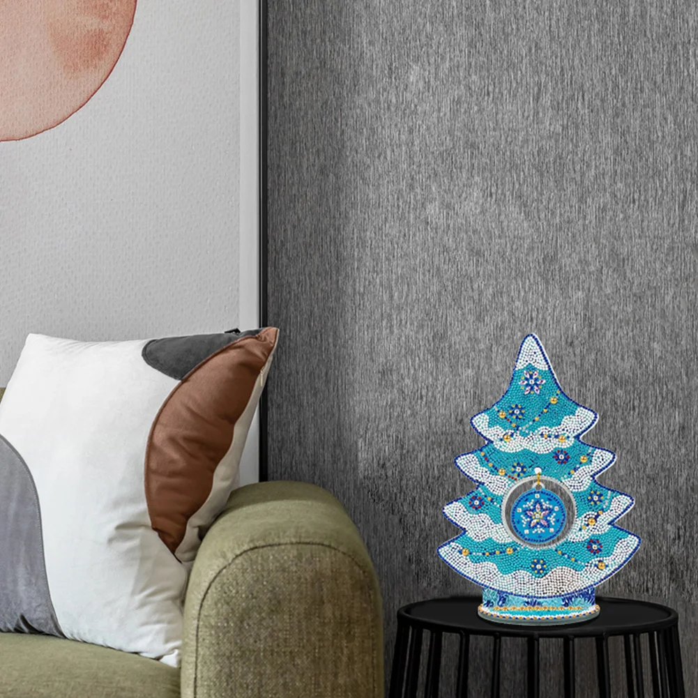 DIY Diamond Painting Christmas Tree Crystal Art Ornaments(Single Side)