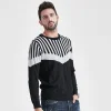 Men's Round Neck Casual Warm Sweater