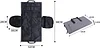 2 in 1 Hanging Suit Travel Bag, Foldable Duffel Bag Carry On Suit Airline Bag