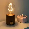 Creative retro healing lamp cute girly bedroom decoration bedside lamp atmosphere night light table lamp