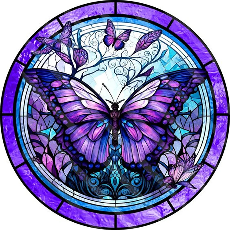 Butterfly - Full Round - Diamond Painting(40*40cm)