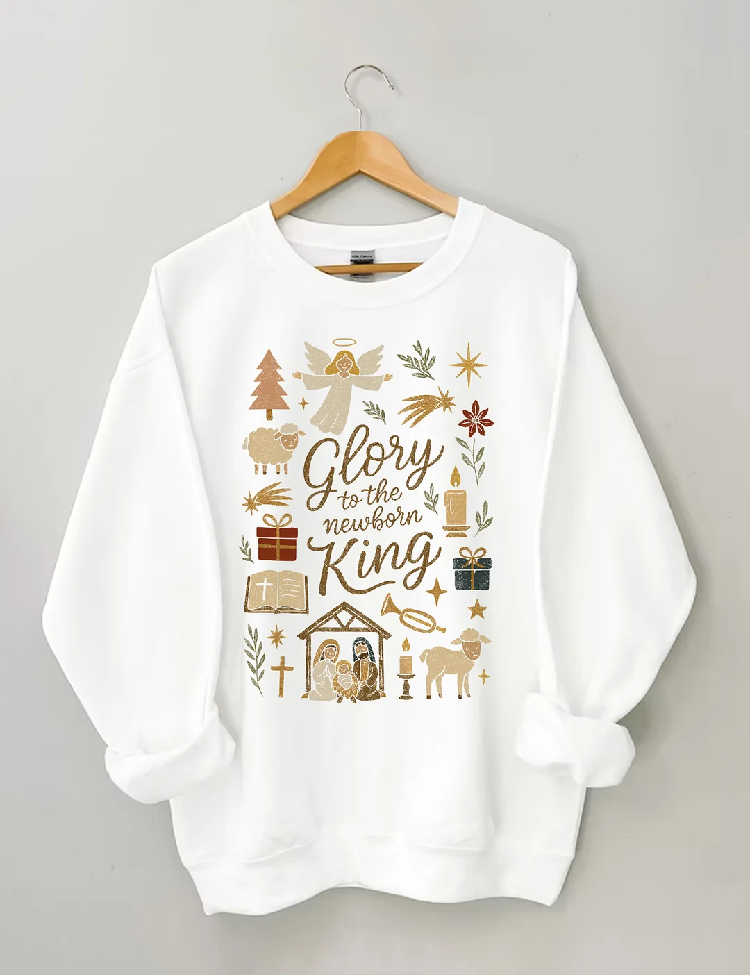 Glory To The Newborn King Sweatshirt