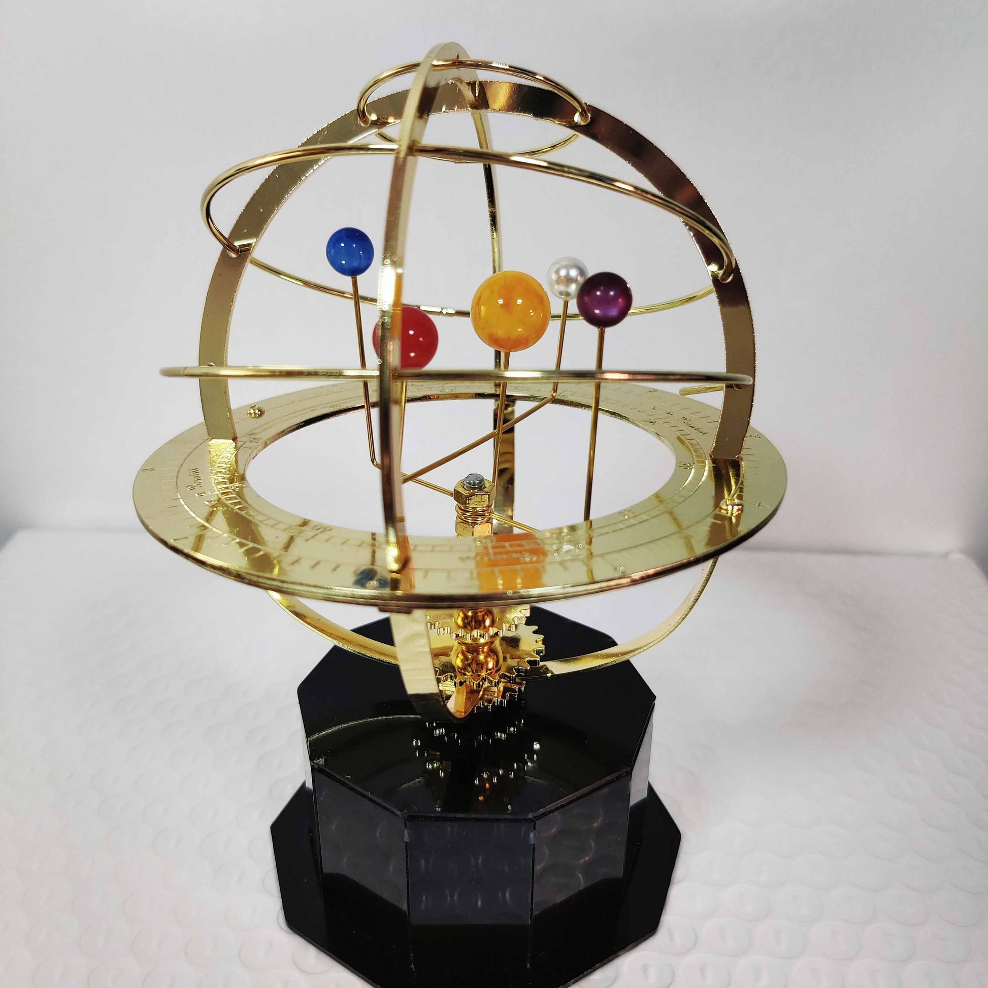 Armillary Sphere with Internal Orrery Model of The Solar System