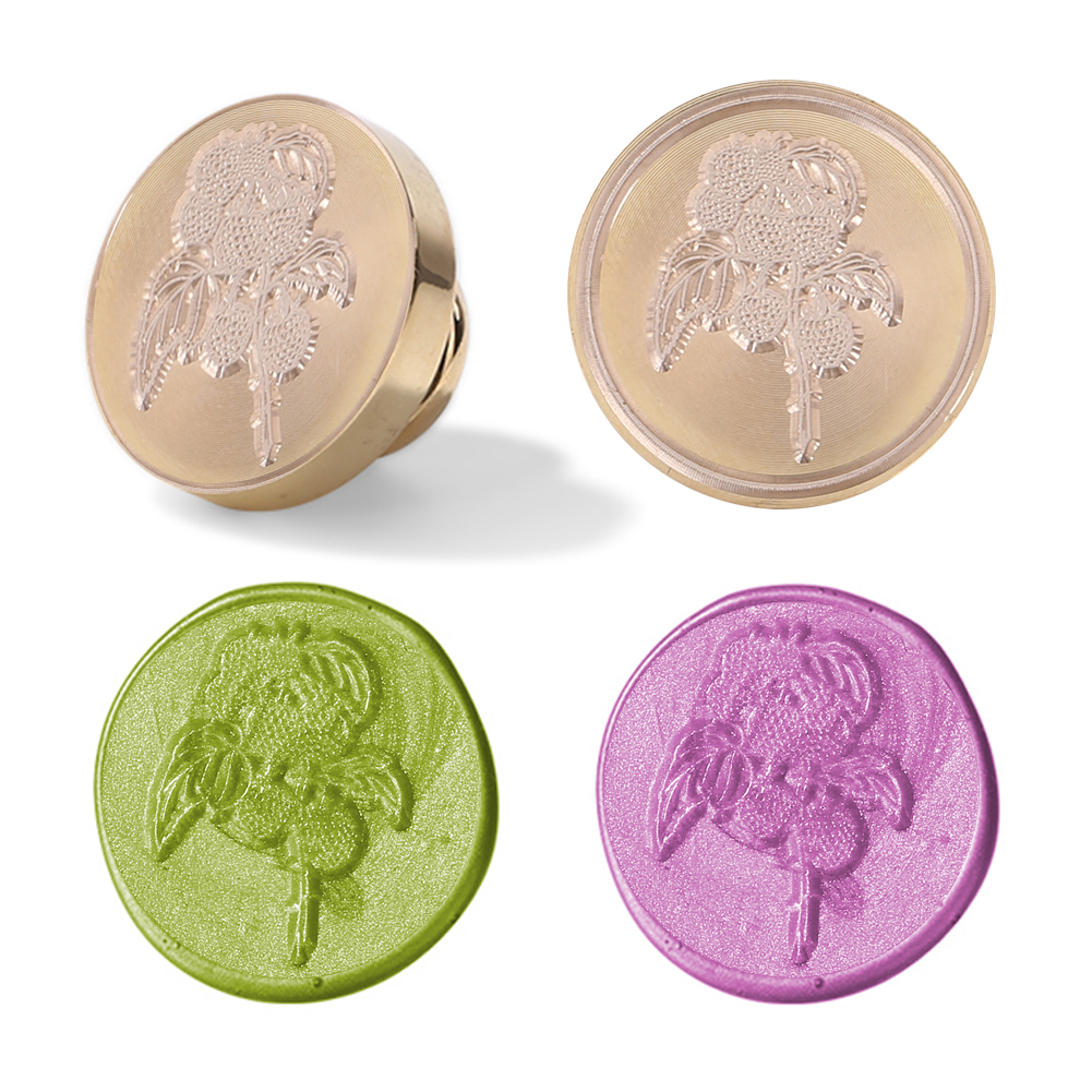 

25MM Vegetable Sealing Wax Stamp Head, 501 Original