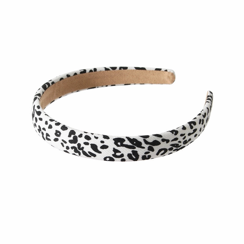 Guanyang Zebra Print Leopard Print Headband Retro Sponge Face Washing Pressure Hairband Simple Fashion Headband Hair Accessories