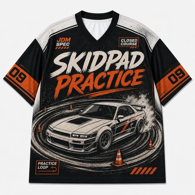 Techwear JDM Racing 009 SINGLE V1 Short Sleeve Jersey