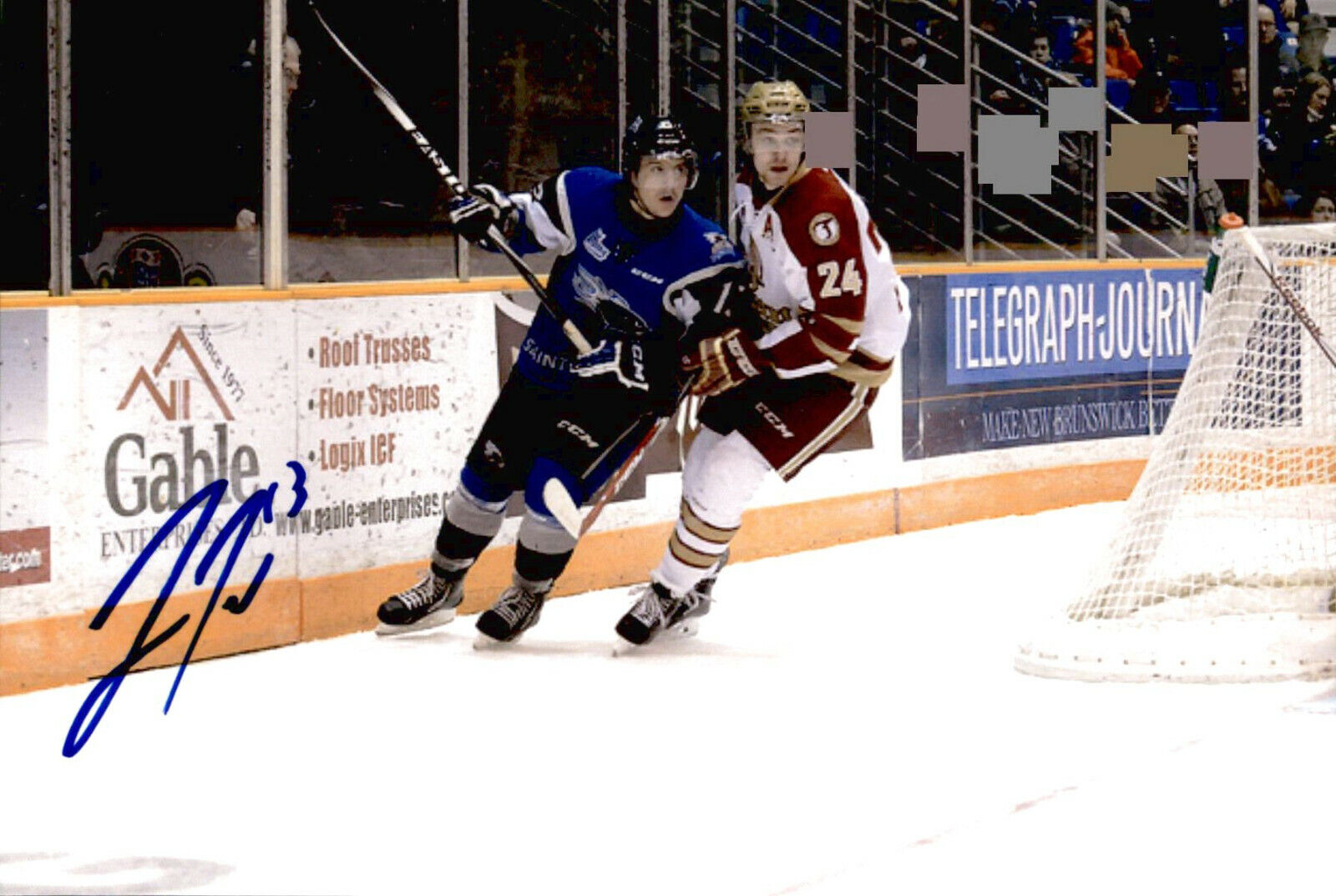 Justice Dundas SIGNED autographed 4x6 Photo Poster painting SAINT JOHN SEA DOGS