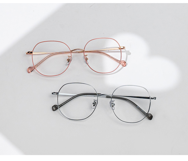 Qusay Silber Rund Brille