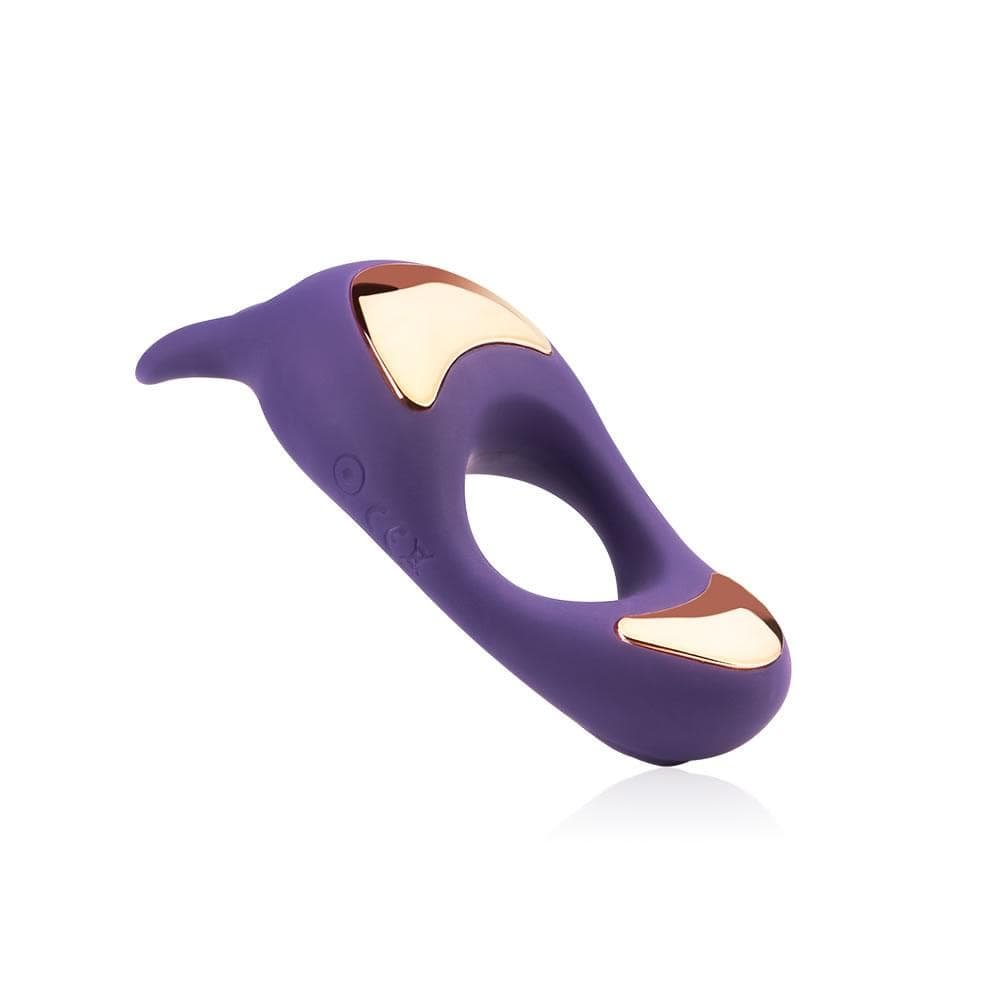 9 Vibrating Rabbit Silicone Multi-functional Cock Ring