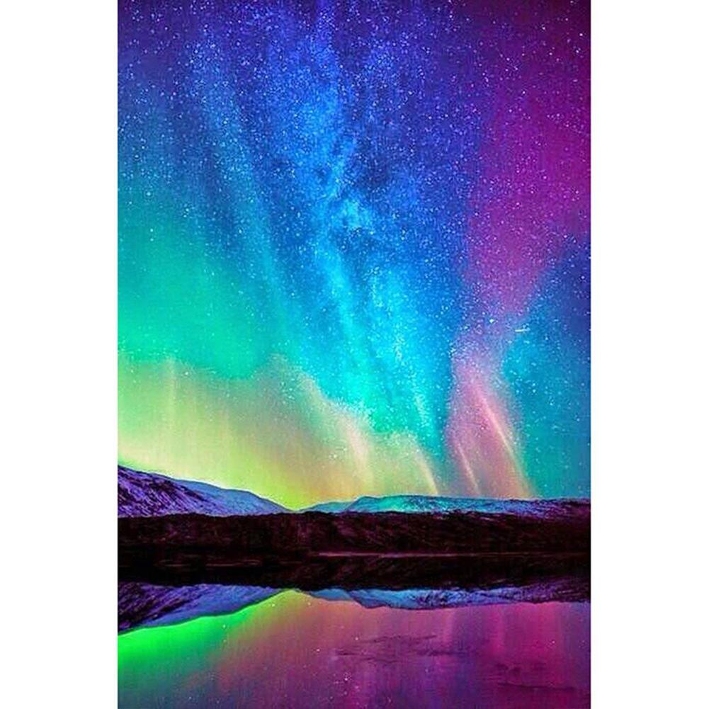 

30*40CM Paint By Numbers-Gorgeous Aurora, 501 Original