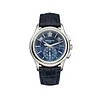 Patek Philippe Flyback Chronograph Annual Calendar Platinum Blue Dial 5905P-001