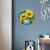 DIY Sunflower Diamond Painting Double Sided Hanging Suncatcher Pendant
