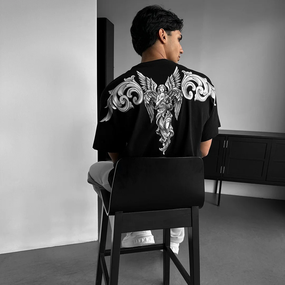 Oversized Sky Angel T-shirt