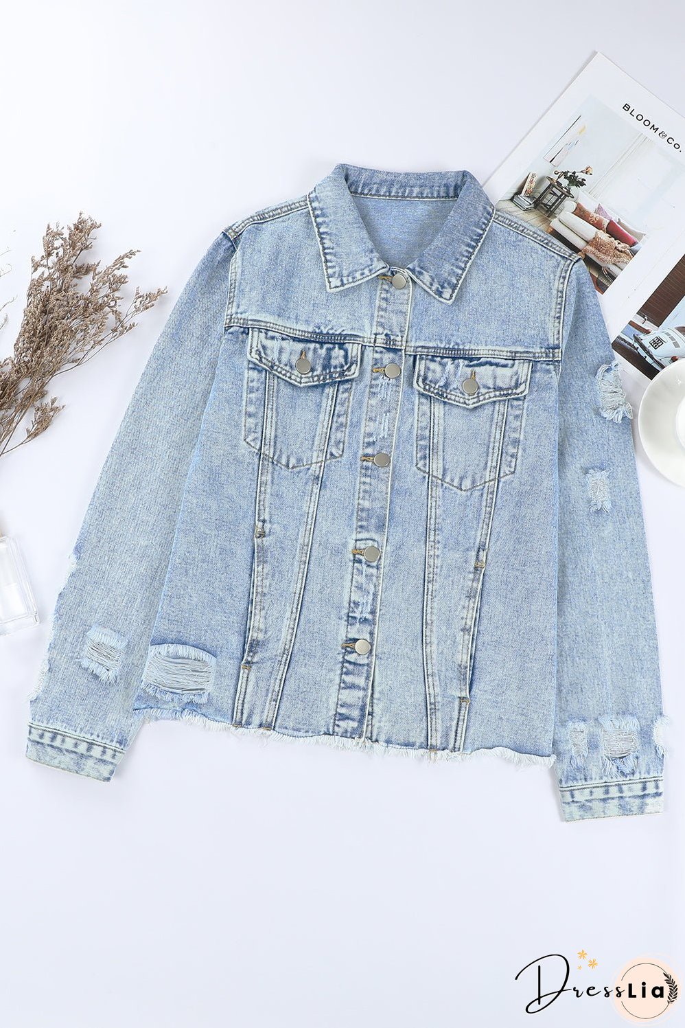 Sky Blue Denim Jacket