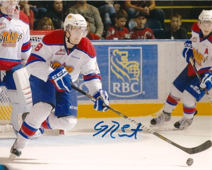 Edmonton Oil Kings Griffin Reinhart Autographed Signed 8x10 Photo Poster painting COA FOUR