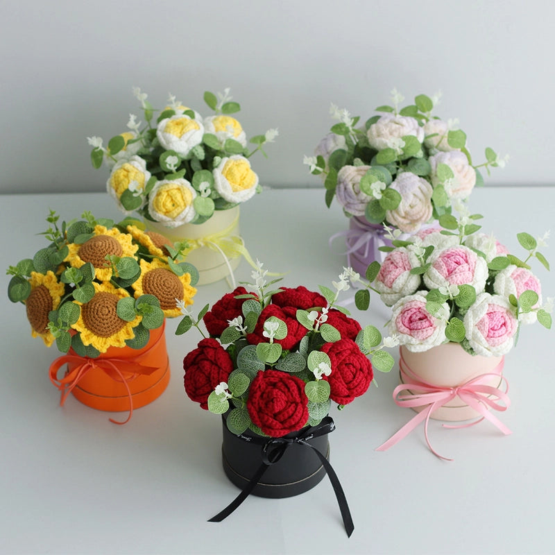 Valentine'S Day Casual Elegant Lady Flower Yarn Artificial Flowers
