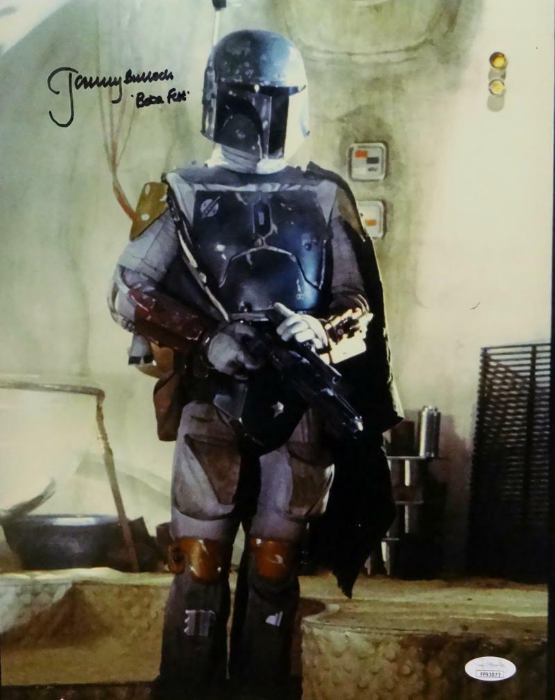 Jeremy Bulloch Autographed Boba Fett In Cantina 11x14 Photo Poster painting- JSA W Auth *Black