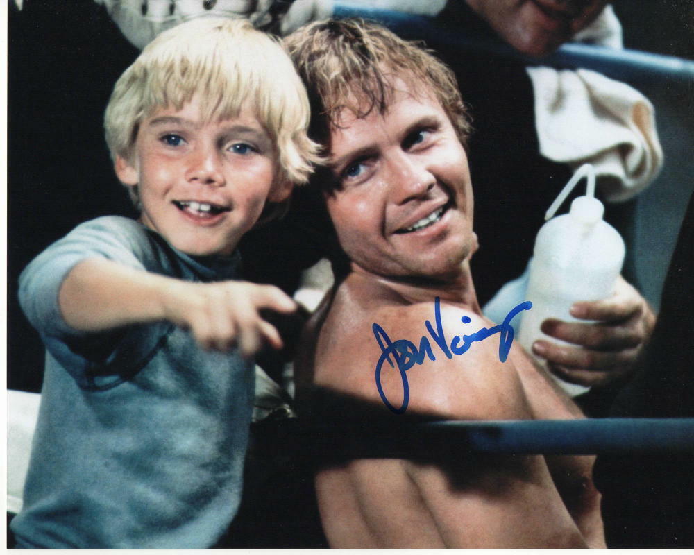 JON VOIGHT SIGNED AUTOGRAPH 8X10 Photo Poster painting - THE CHAMP LEGEND W/ RICKY SCHRODER