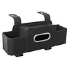 Car Back Seat Organizer with Cup Holder Tissue Box and Hooks Travel Accessories