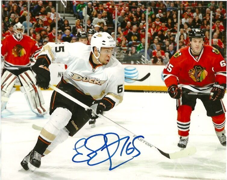 Anaheim Ducks Emerson Etem Autographed Signed 8x10 Photo Poster painting COA