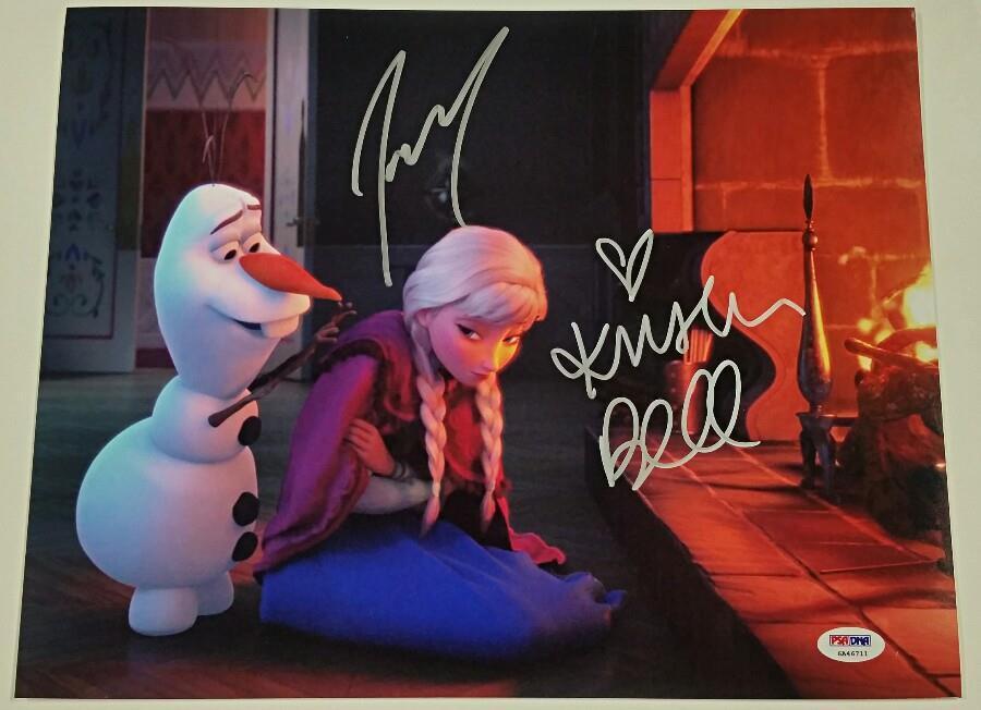 KRISTEN BELL + JOSH GAD Signed 11x14 Photo Poster painting #3 Disney's FROZEN Auto PSA/DNA COA