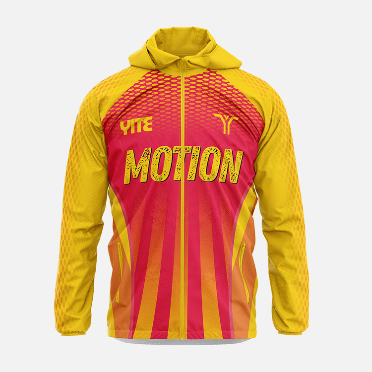 YITE |LF24-021- Red And Yellow Windbreaker Jacket