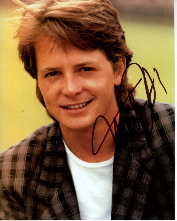 MICHAEL J. FOX Signed Autographed Photo Poster painting