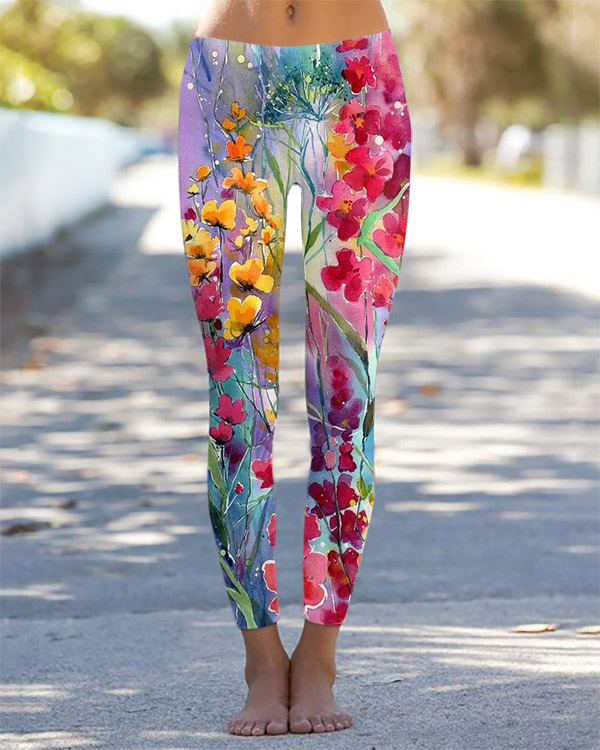 Floral Casual Leggings