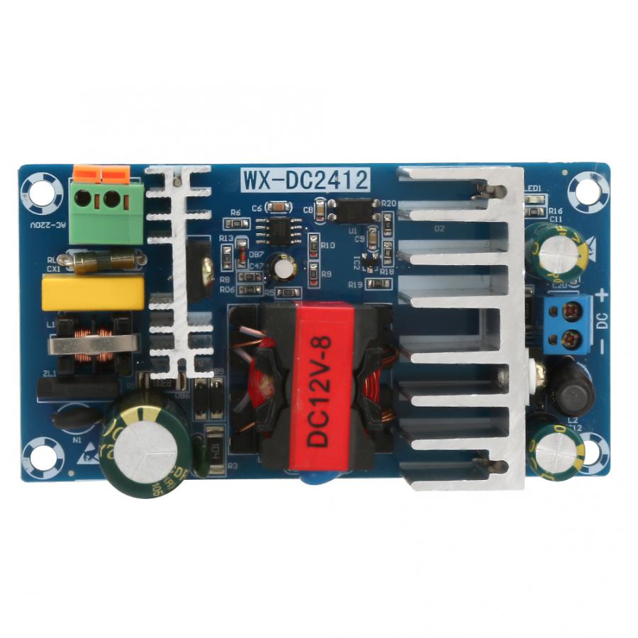 12V 8A 100W Switching Power Supply Board AC-DC Circuit Module WX-DC2412 Overcurrent Protection