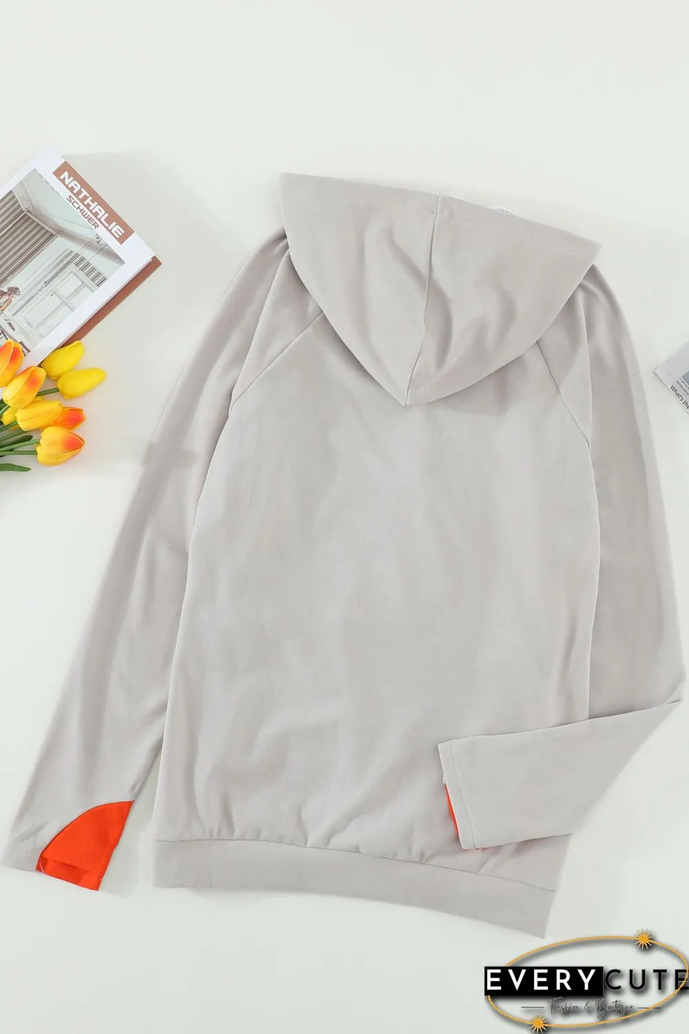 Halloween Pumpkin Gray HoodieHalloween Pumpkin Gray Hoodie
