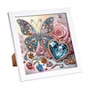 5D DIY Partial Special Shaped Drill Diamond Painting Butterfly Art19.2x19.2cm
