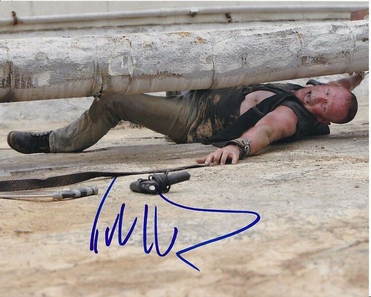 MICHAEL ROOKER Signed Autographed THE WALKING DEAD MERLE DIXON Photo Poster painting