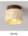 Nordic Modern Stone Ceiling Lamp Bedroom Corridor Flush Mounted Foyer Hallway Lights Fixture Staircase Indoor Lighting Decor Led lampswell
