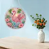 Diamond Painting Acrylic Double-Sided Pendant Kit Flamingo 9.84x9.84in