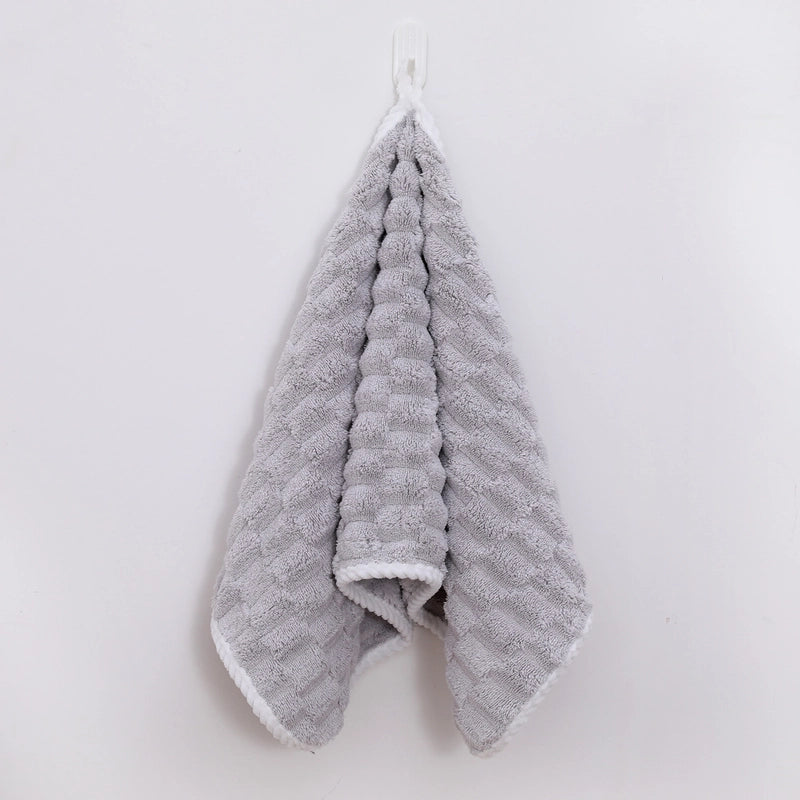 Cloud Lattice Towel Bath Towel Hair Drying Hat Shower Cap Women’s Household Water Absorbent Quick-drying Hair-free Thickened Wearable Bath