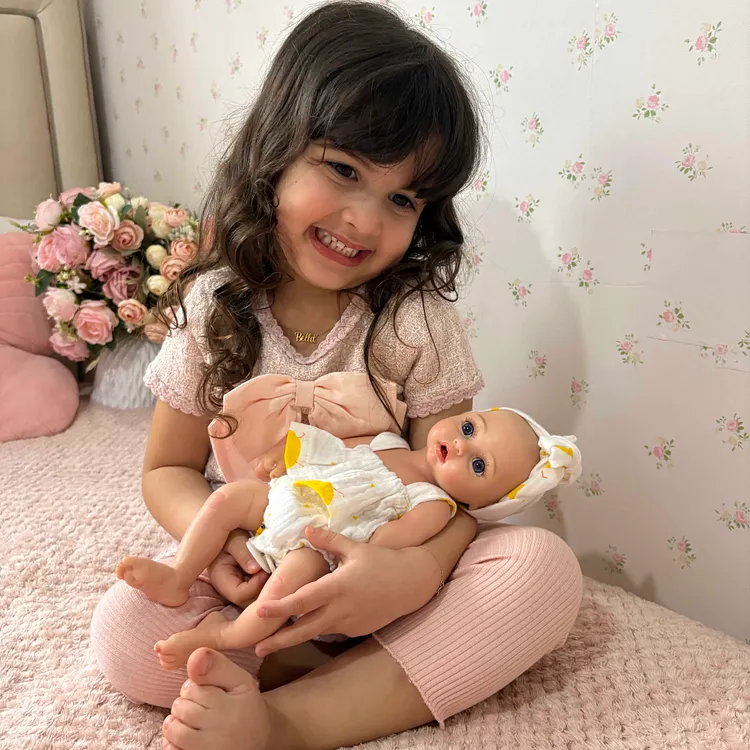 [Influencer Choice] Babeside&reg; Phoebe & Terry 12" Full Silicone Baby Doll - The Sweet Gift of Calm & Comfort by @kezialimabarbosa