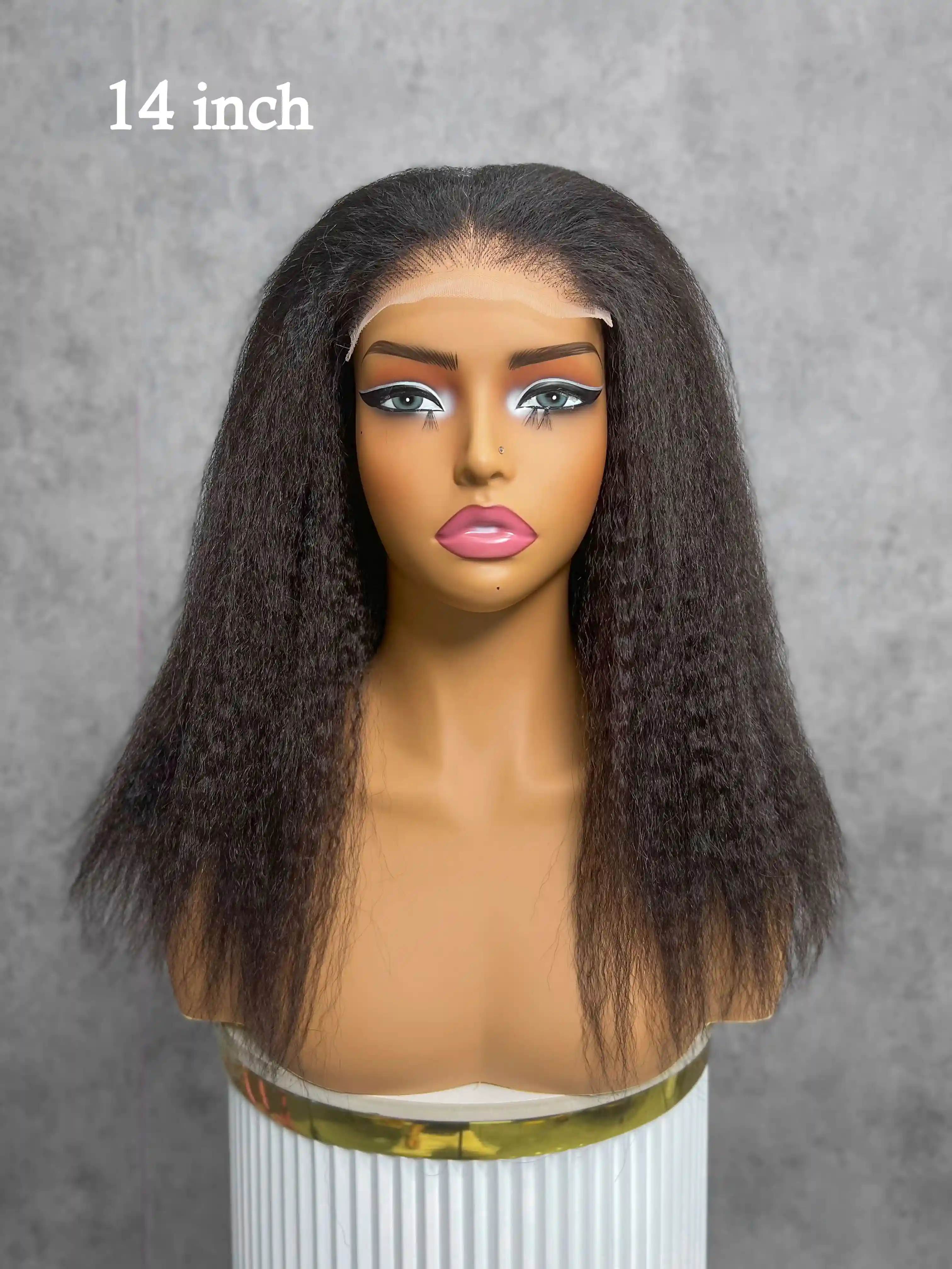  Kinky Straight HD Lace Wig | 180% & 200% | 5x5,6x6 & 7x7 Closure | 100% Human Hair | Boruihair
