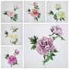 White Pink Purple Large 3 Heads Stem Peony Artificial Flower