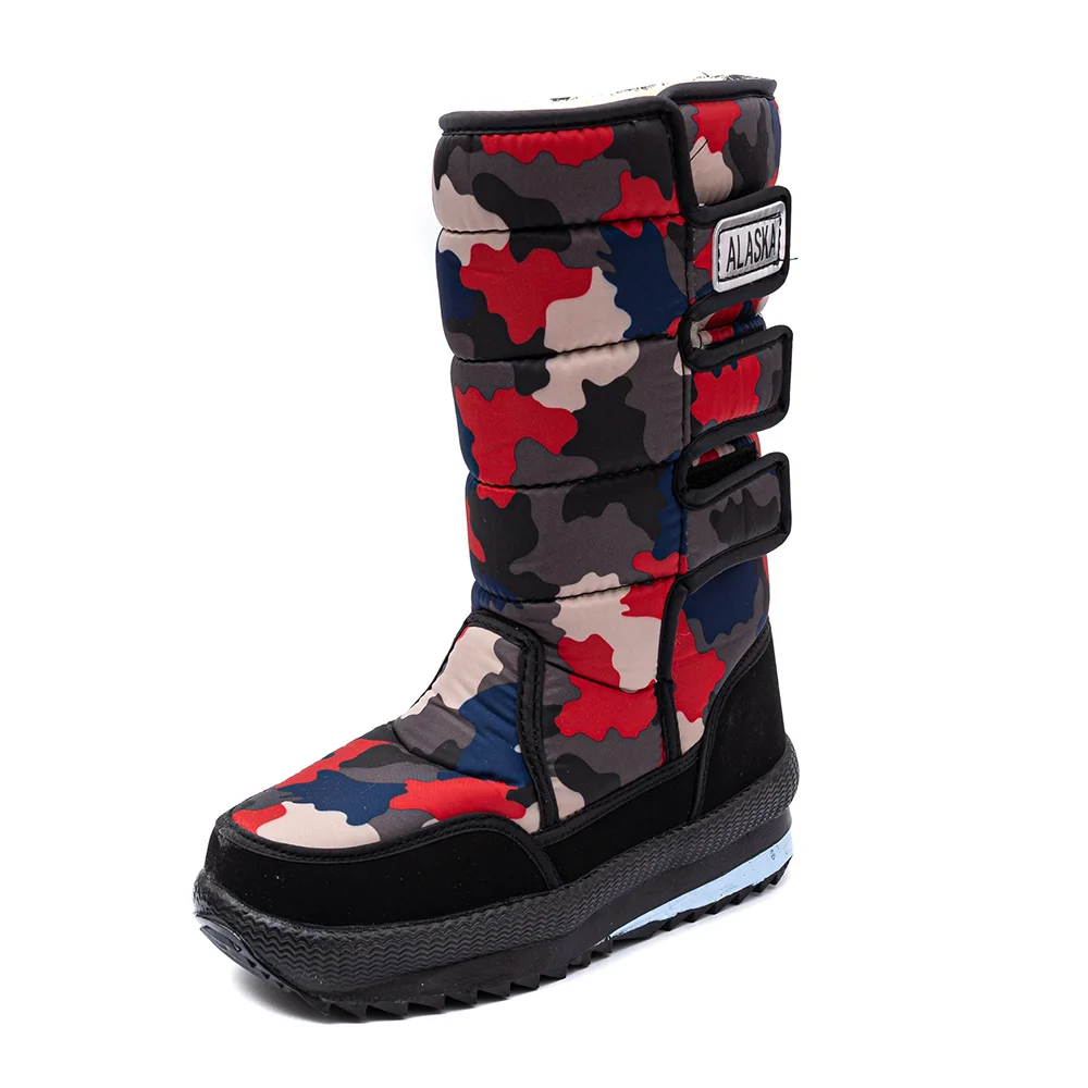 Meladen™ Hohe rutschfeste Schneestiefel mit warmem Klettverschluss für Damen und Herren